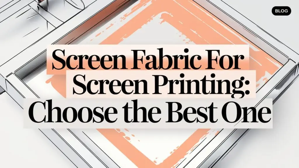 Close-up of high-quality screen fabric for screen printing, showing ink passing through a fine mesh for a crisp and detailed print on fabric.